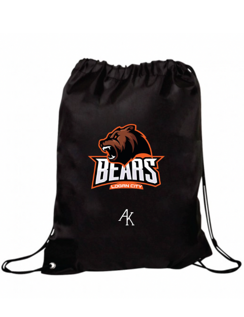 Logan City Bears Drawstring Cleat Bag