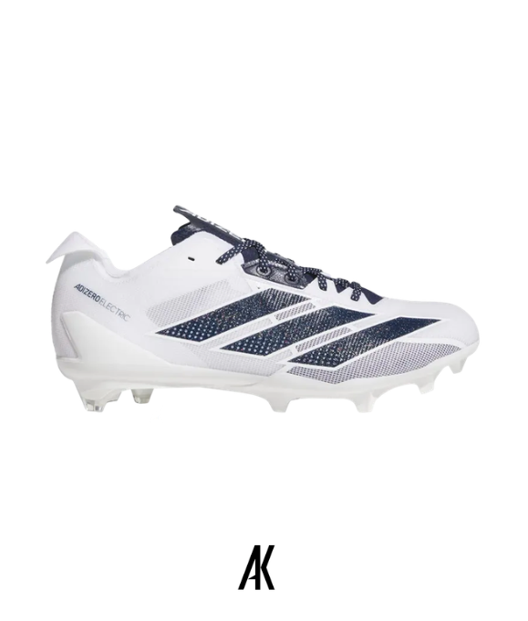 Adizero Electric Cleats - White/Navy (US 8.5)