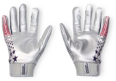 UA Youth F9 Nitro Football Gloves (Youth)
