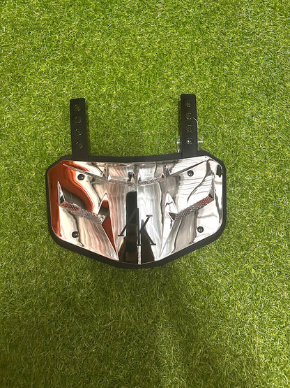 AK Silver Speed Chrome Backplate