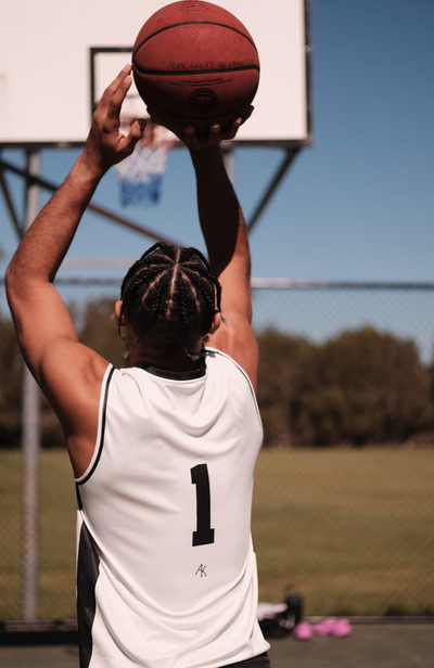 American Konnection Basketball Jersey (White)