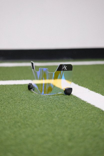 AK Element Blue Football Visor