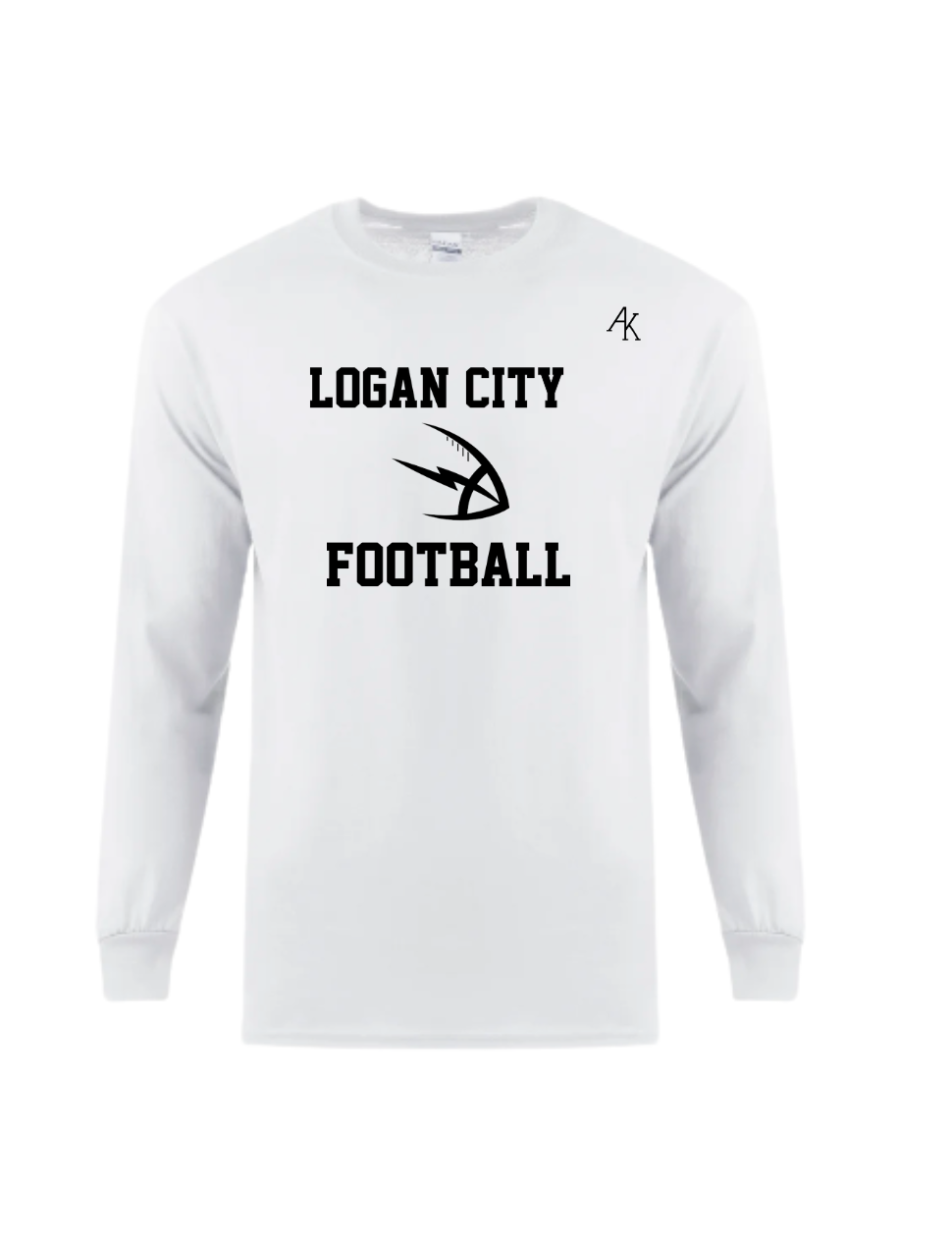 Logan Bears Football Long Sleeve Shirt