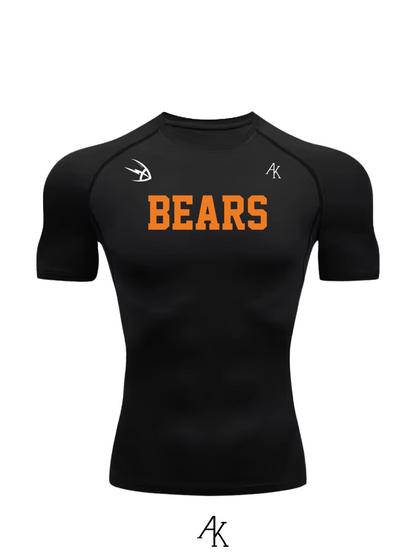 Logan Bears Short Sleeve Compression Shirt