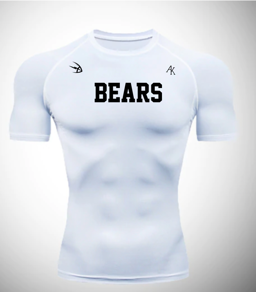 Logan Bears Short Sleeve Compression Shirt