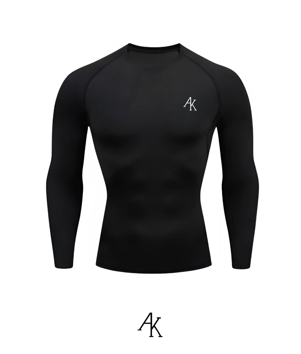 AK L/S Compression Shirt (Black or White)