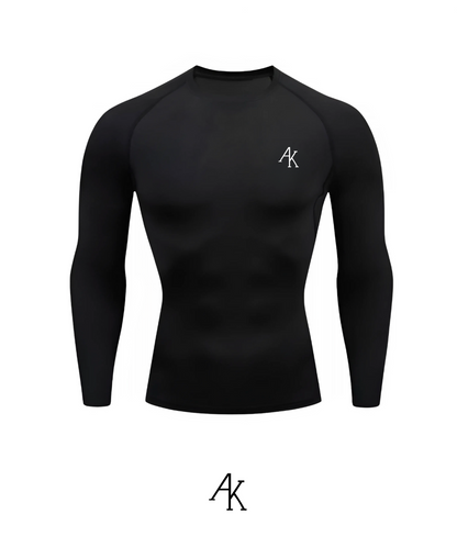 AK L/S Compression Shirt (Black or White)