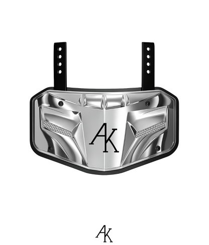 AK Silver Speed Chrome Backplate