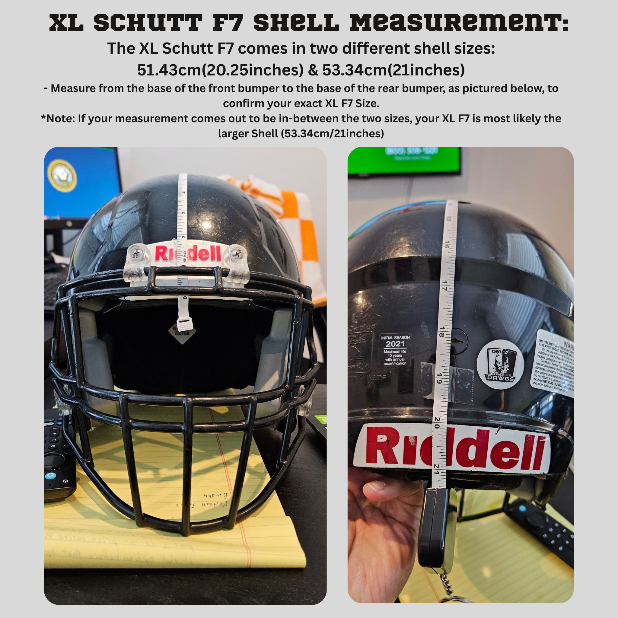 Schutt F7 Skinz